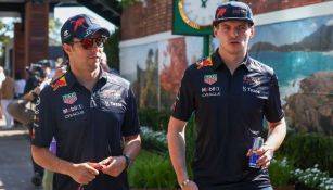 Checo Pérez y Max Verstappen