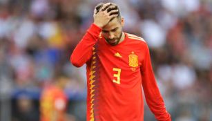 Piqué, en un juego de España