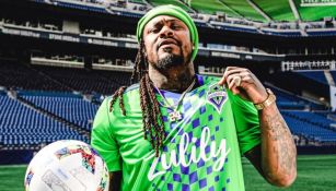 Marshawn Lynch, exjugador de los Seattle Seahawks