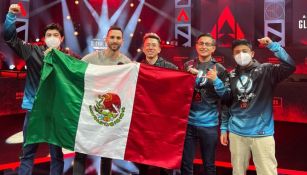 Integrantes de Luminosity en el ALGS Playoffs de Apex Legends