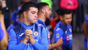 Erik Lira previo a un juego de Cruz Azul