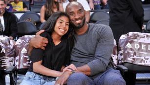 Gigi y Kobe Bryant en un partido de la NBA