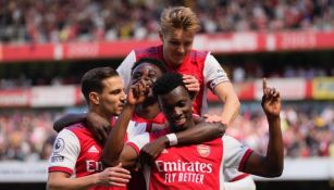 Arsenal festeja en el Emirates Stadium