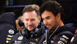 Horner y Checo previo a un GP de la F1