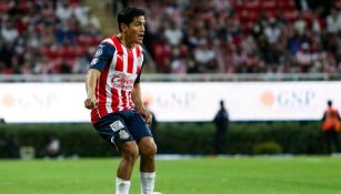 Jesús Sánchez durante un partido con Chivas