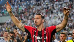 Zlatan habló sobre su dolor de rodilla y su participación en el AC Milan