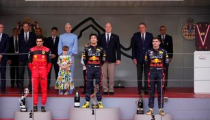 Pérez, Sains y Verstappen en el podio 