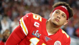 Mahomes en un partido con los Chiefs