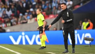 Lionel Scaloni en acción con Argentina en la Finalissima 