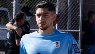 Fede Valverde en un entrenamiento con Uruguay