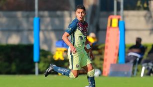 Morrison Palma durante un partido con América Sub 20