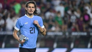 Edinson Cavani en victoria vs México