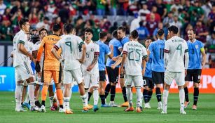 Selección Mexicana tras perder ante Uruguay en partido amistoso