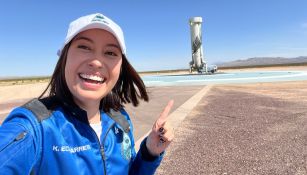 Katya Echazarreta previo a su viaje al espacio