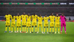 Selección de Jamaica en un partido vs México