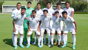 XI inicial del Tri Sub 20 en un partido 