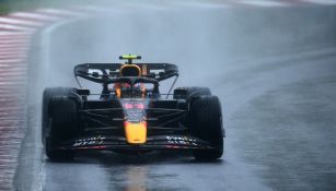 Checo Pérez en acción en el GP de Canadá