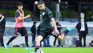 Gerardo Arteaga en partido con el Tri