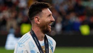 Messi tras ganar la Finalissima 