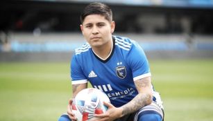 Chofis López en su presentación con San Jose Earthquakes