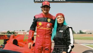 Karol G con Carlos Sainz en Italia