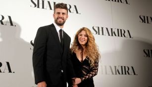 Shakira junto a Gerard Piqué en un evento