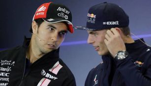 Checo Pérez con Verstappen