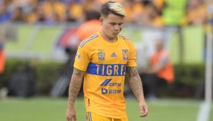 Yeferson Soteldo jugando con Tigres