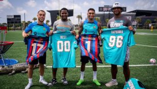 Los cuatro deportistas convivieron en Miami