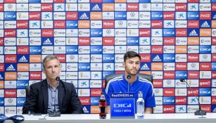 Alonso Aceves fue presentado con el Real Oviedo