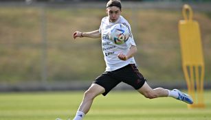 Marcelo Flores con la Selección Mexicana