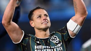 Chicharito Hernández en un partido de Galaxy