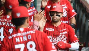 Carlos Gamboa previo a un juego de Diablos