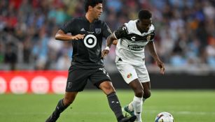 Carlos Vela y Avilés Hurtado durante el All Star Game 2022