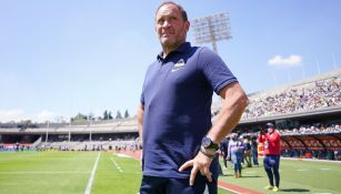 Andrés Lillini en entrenamiento con Pumas