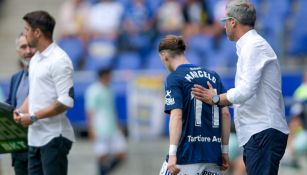 Marcelo Flores fue ovacionado en primer partido de liga del Real Oviedo