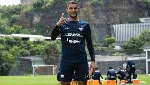 Higor Meritao en entrenamiento con Pumas