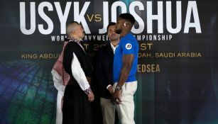 Oleksandr Usyk y Anthony Joshua cara a cara