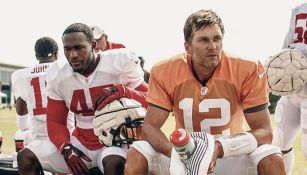 Brady en los entrenamientos con Tampa