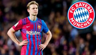 Frenkie de Jong, en un juego contra el Barça