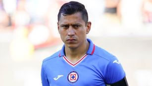 Cata Domínguez en un partido de Cruz Azul