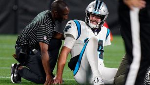 Sam Darnold, quarterback de los Carolina Panthers