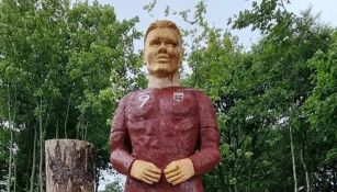 La estatua de Haaland fue robada 