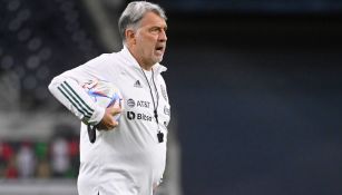 Tata Martino en entrenamiento del Tricolor