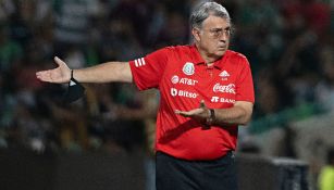 Tata Martino en un juego de la Selección de México