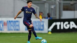 Jorge Sánchez en su debut con el Ajax