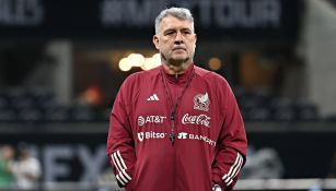 Gerardo Martino durante entrenamiento del Tri