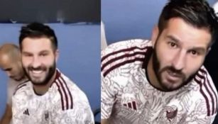 Gignac presume el jersey del Tri