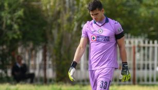 Sebastián Jurado en acción con la Sub 20