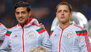 Carlos Vela y Chicharito fueron compañeros de Selección Mexicana